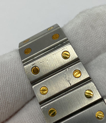 Cartier Santos AC23.80 S. Steel & 18k  Santos Galbee 29mm Watch