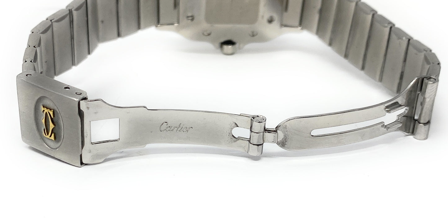 Cartier Santos AC23.80 S. Steel & 18k  Santos Galbee 29mm Watch