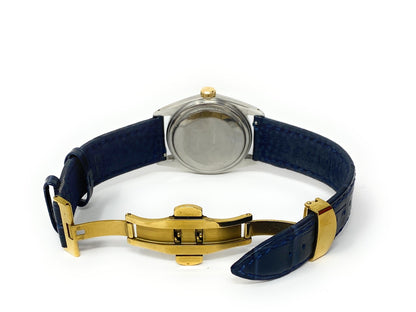 Rolex 1979 Oyster Perpetual Datejust Blue Dial 16013 Serial 5994668 with Generic Band