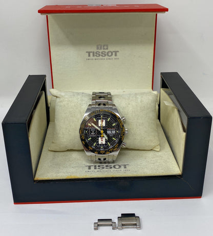 Tissot Chronograph PRS 516 Valjaoux Stainless Steel Bracelet In Box & Extra Link