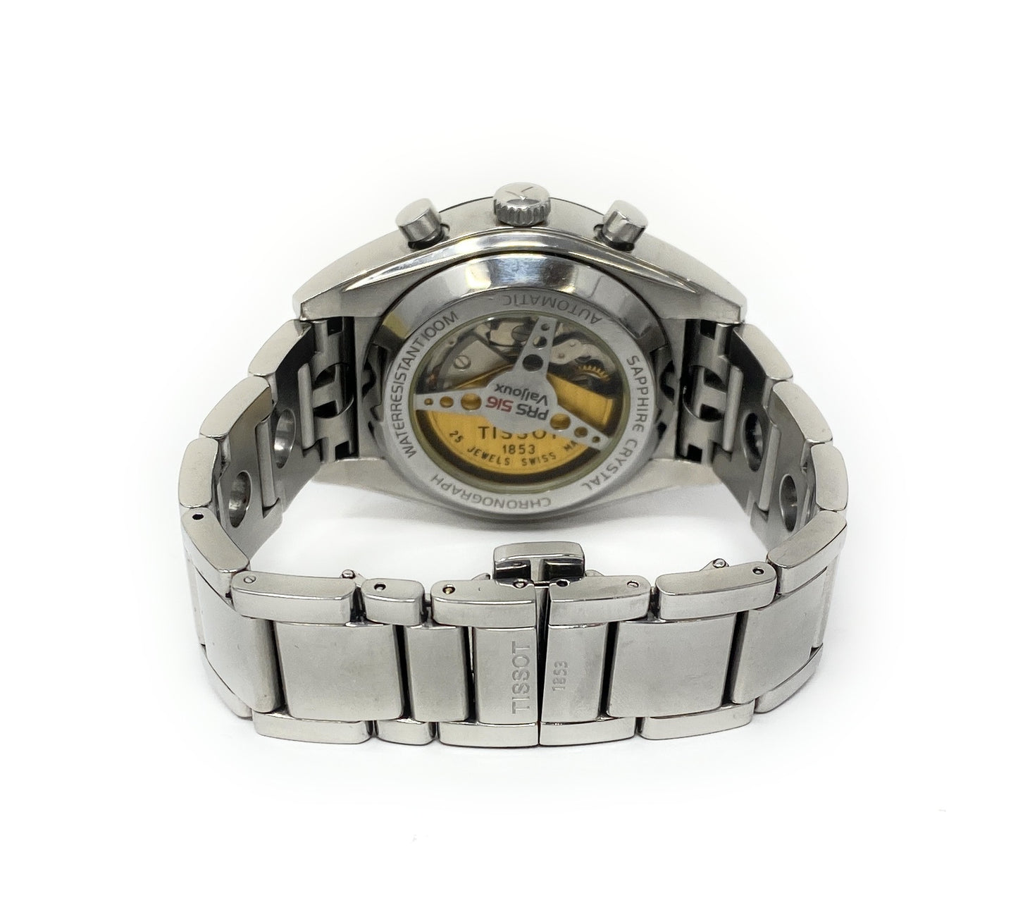 Tissot Chronograph PRS 516 Valjaoux Stainless Steel Bracelet In Box & Extra Link