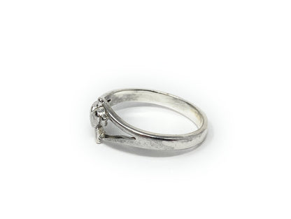 James Avery 925 Sterling Silver Cross & Heart Ring Size 9.5