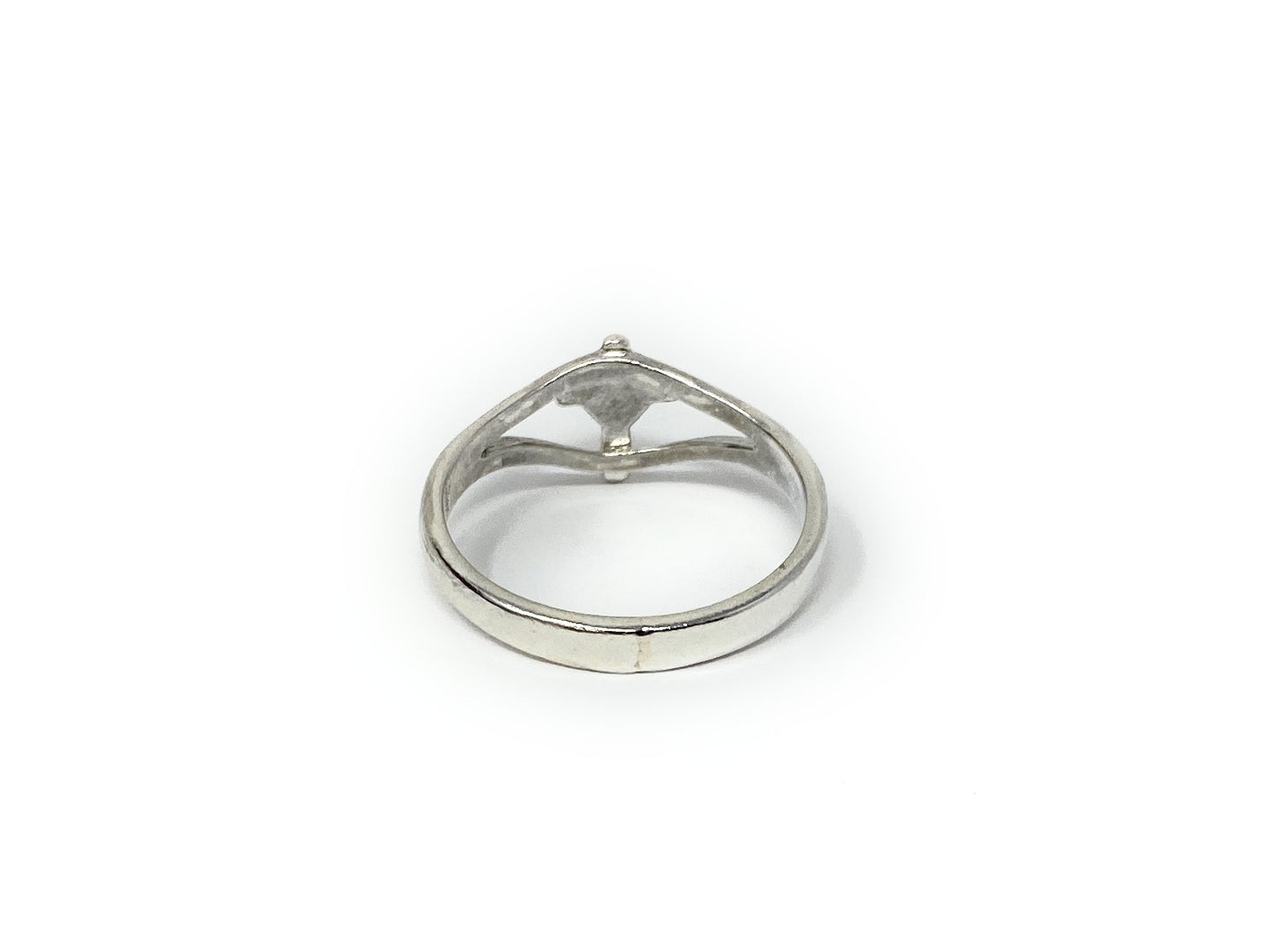 James Avery 925 Sterling Silver Cross & Heart Ring Size 9.5