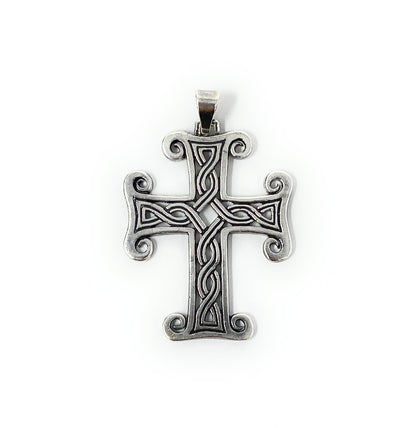 James Avery Retired Sterling Silver Celtic Square Knot Charm Pendant