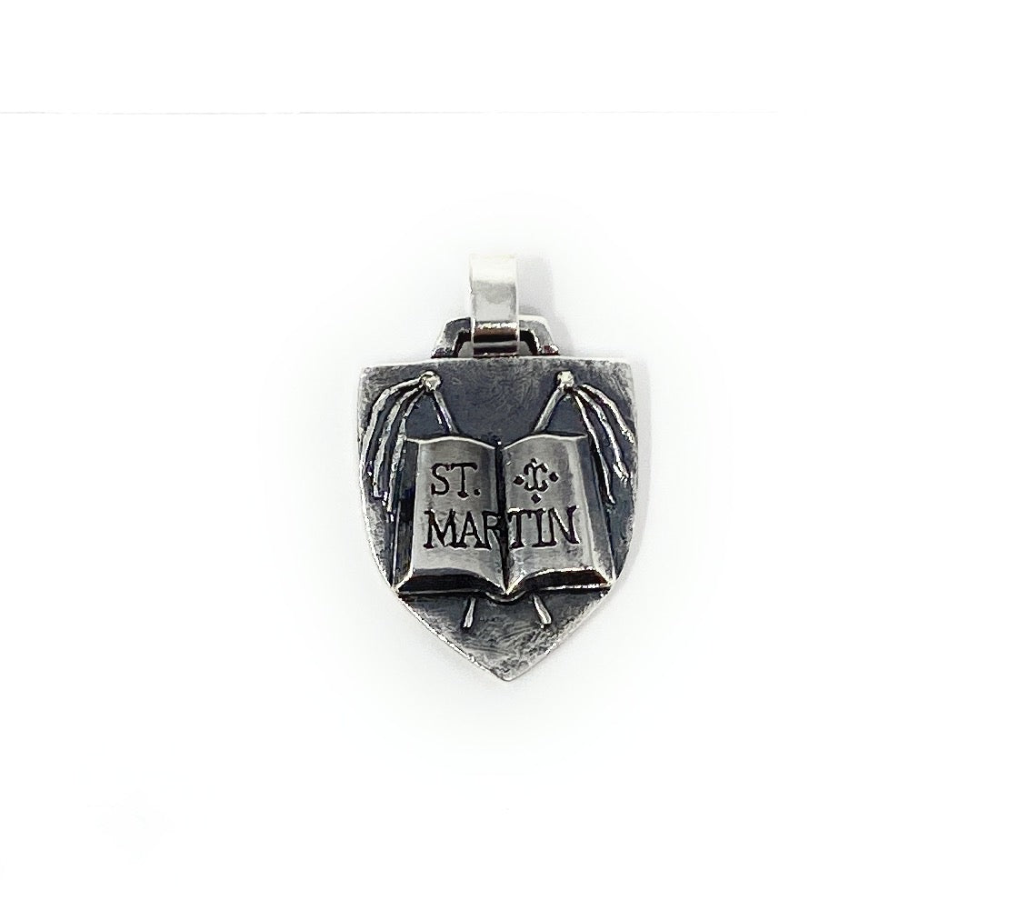 James Avery Sterling Retired St. Martin Pendant Charm Pendant Rare