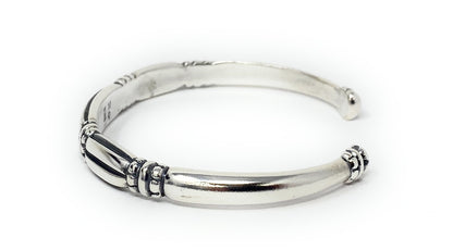 James Avery Retired Thatch Sterling Silver Cuff Bracelet 6.5-7in