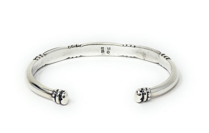 James Avery Retired Thatch Sterling Silver Cuff Bracelet 6.5-7in