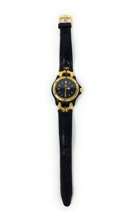 TAGHeuer  Vintage 1990s Professional S93.313C Black 33mm Quartz Men's Watch