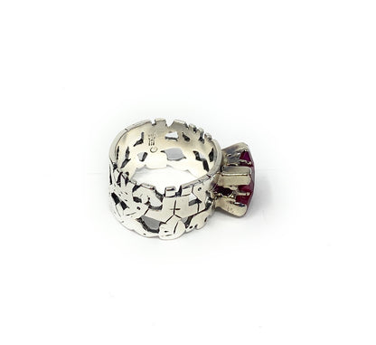 James Avery Retired  St. Francis Loves The Animals Ring Size 7