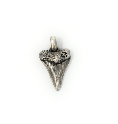 David Yurman Sterling Silver Plain Shark's Tooth Amulet Charm Pendant