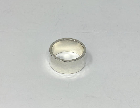 James Avery Hammered Cigar Band Ring 9mm Size 7