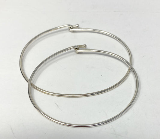 James Avery Sterling Silver 925 Hook On Bangle Bracelets 7-7.5"