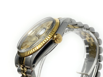 Rolex Oyster Perpetual 1601-3 Datejust Year 1985 Two Toned Watch 36mm