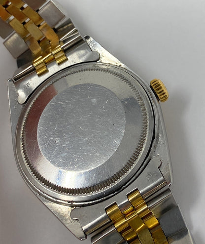 Rolex Oyster Perpetual 1601-3 Datejust Year 1985 Two Toned Watch 36mm