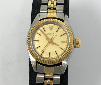 Rolex 6917 Datejust 26mm Champagne Stick Dial Two Tone Jubilee Bracelet Cal 2030
