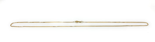 14k Yellow Gold Box Chain 18in 4.1g