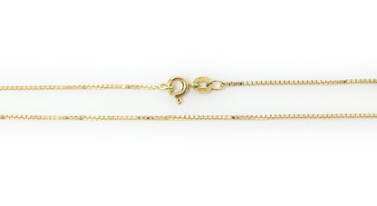14k Yellow Gold Box Chain 14in 2.7g