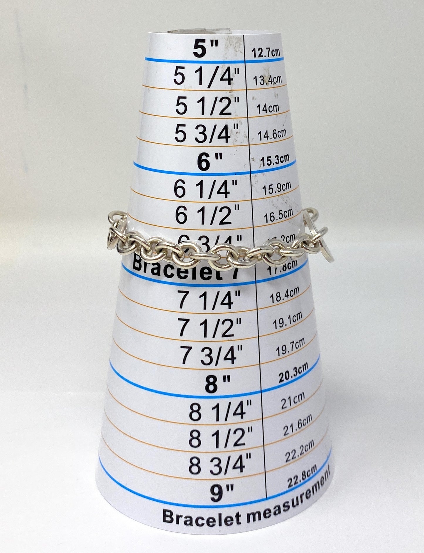 Tiffany & Co. Sterling Silver Oval "Please Return To Tiffany" Tag Bracelet 7"