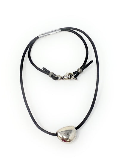 James Avery Sterling Silver Cross Pendant On Leather Cord 16"