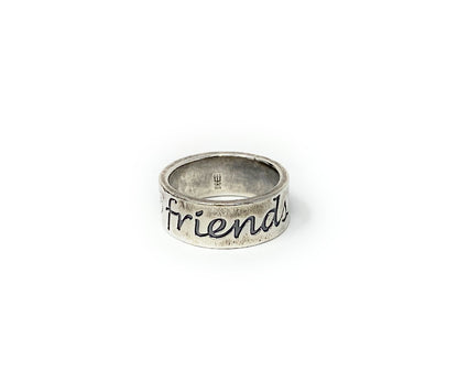 Retired James Avery "Friends Forever" Ring Size 6