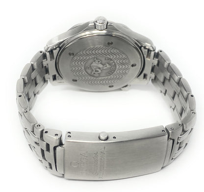 Omega Seamaster 300M Blue Dial James Bond S. Steel Bracelet Max Wrist 7.5"