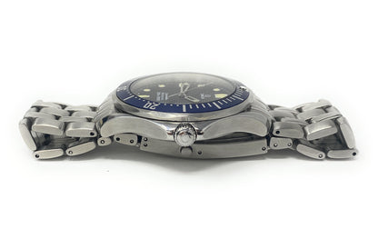Omega Seamaster 300M Blue Dial James Bond S. Steel Bracelet Max Wrist 7.5"