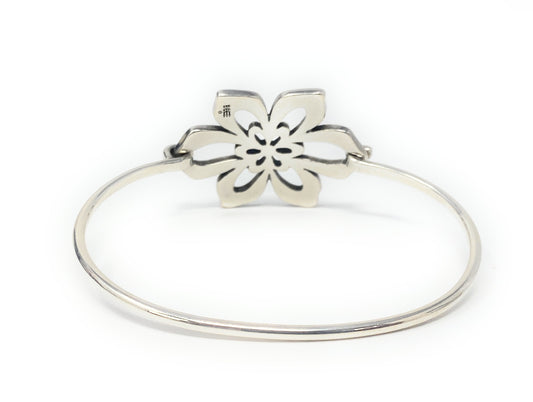 James Avery 925 Retired open- work Flower Hook-on Bracelet 6 1/4