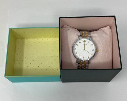 Kate Spade KSW150 New York Monterey Two Tone Gold & Silver Stainless Steel Watch
