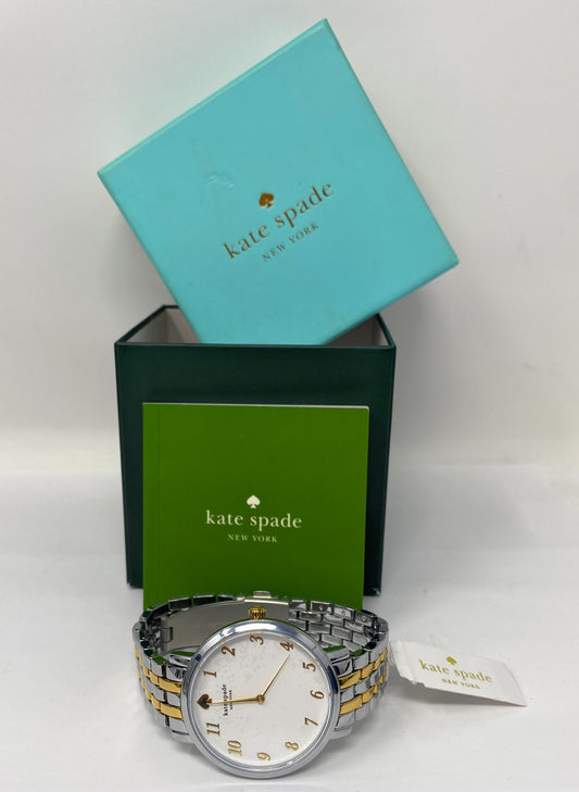 Kate Spade KSW150 New York Monterey Two Tone Gold & Silver Stainless Steel Watch