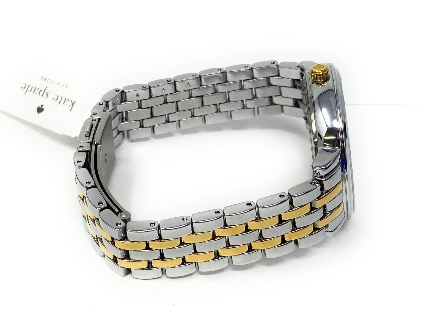 Kate Spade KSW150 New York Monterey Two Tone Gold & Silver Stainless Steel Watch