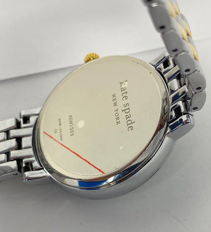 Kate Spade KSW150 New York Monterey Two Tone Gold & Silver Stainless Steel Watch