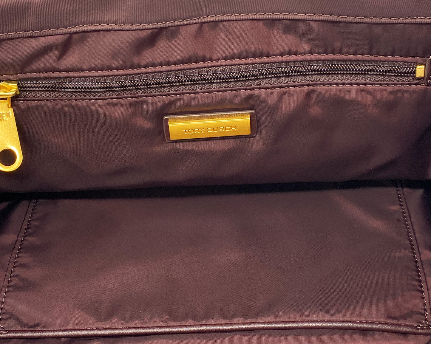 Tory Burch Tempranillo Chocolate Brown Ella Tote