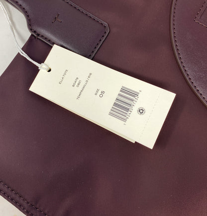 Tory Burch Tempranillo Chocolate Brown Ella Tote