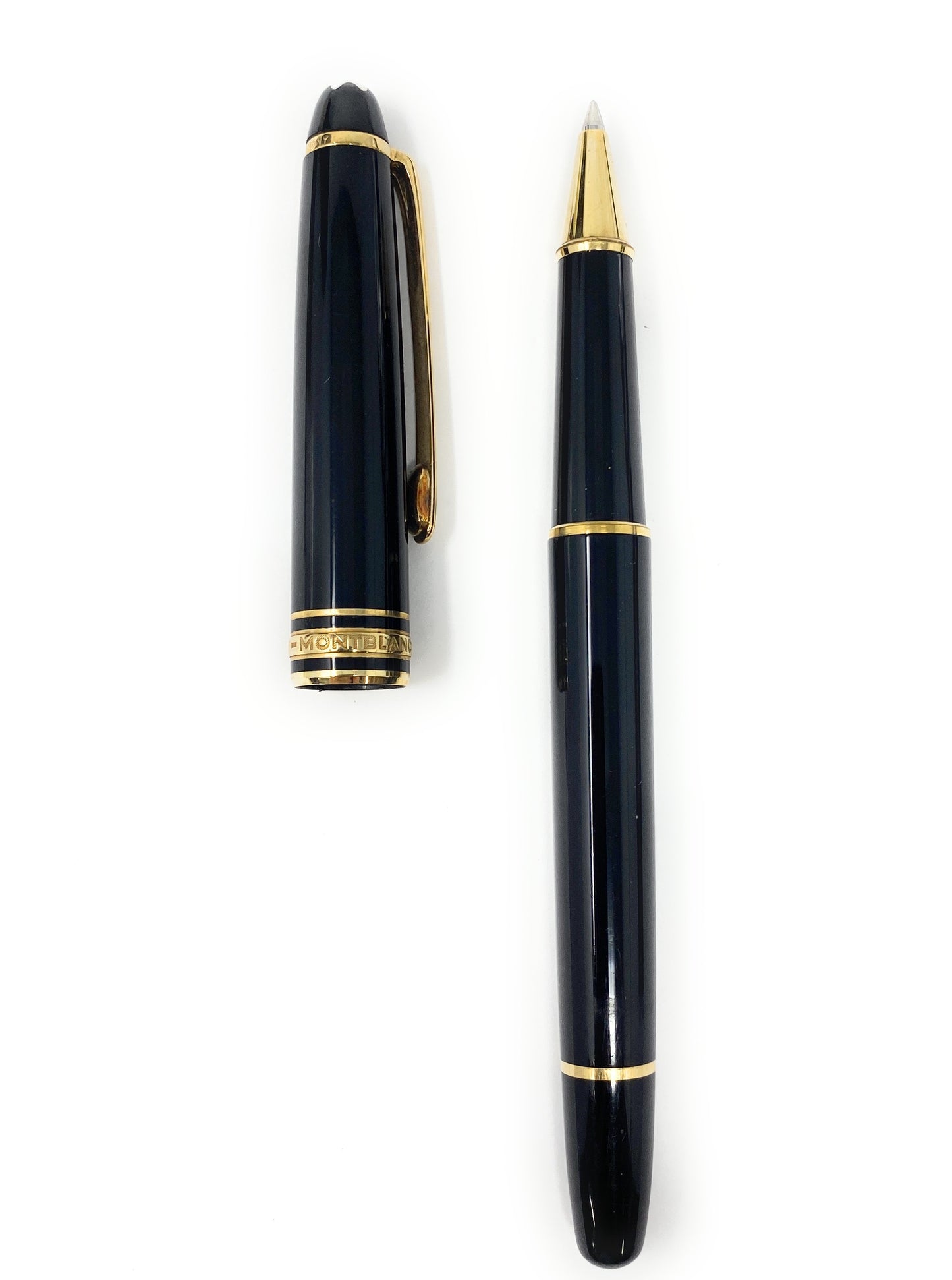 Montblanc Meisterstuck Classique Rollerball Pen Black w/Gold Trim