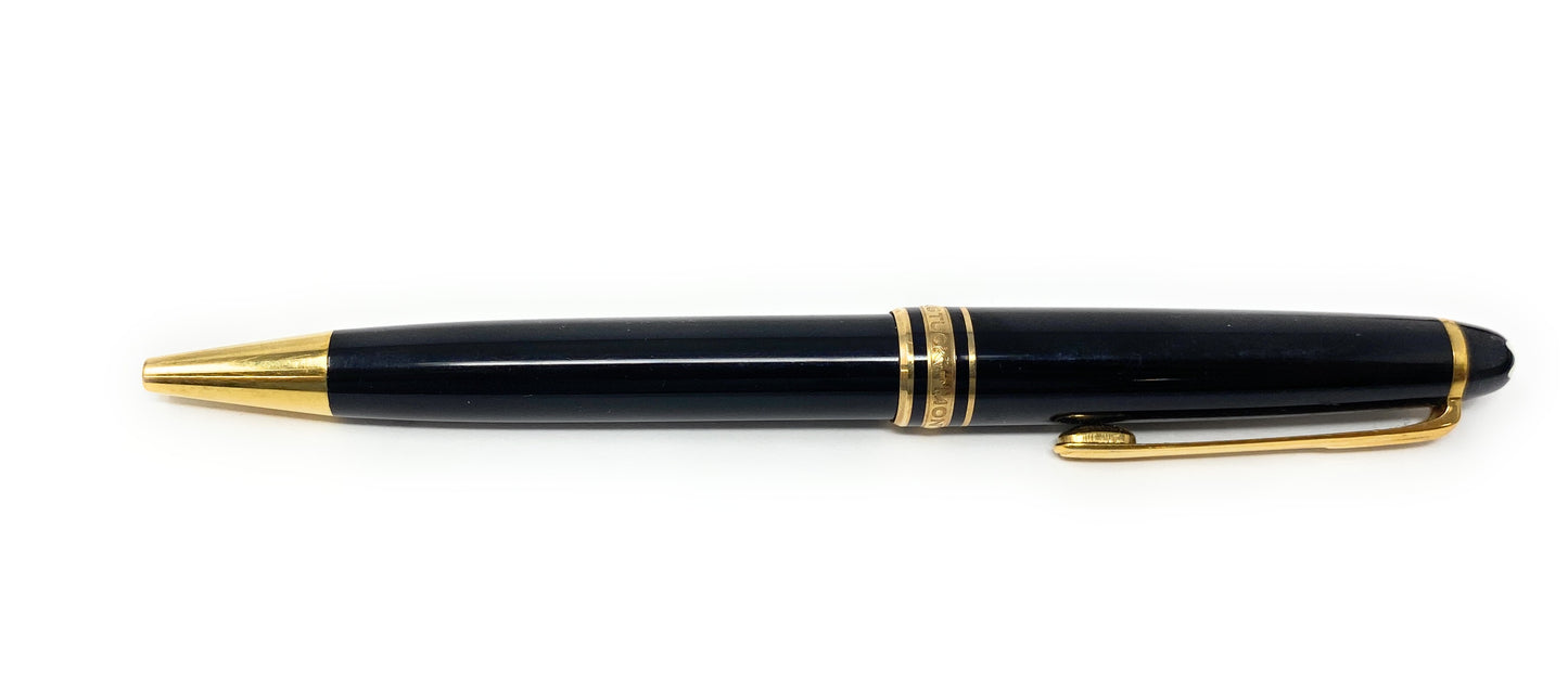 Montblanc Meisterstuck Classique Ballpoint Pen Black with Gold Trim