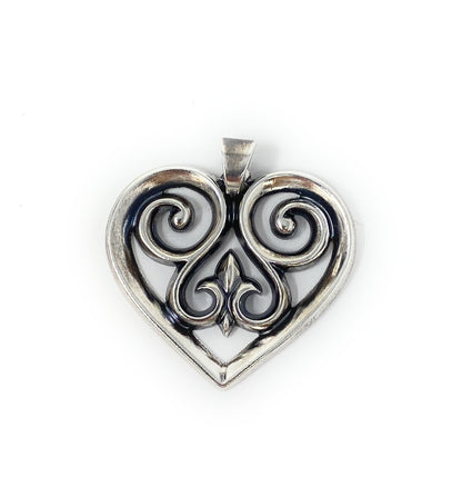 James Avery 925 French Heart Pendant