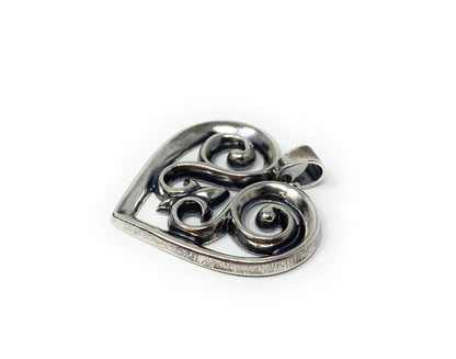 James Avery 925 French Heart Pendant