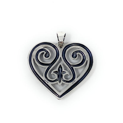 James Avery 925 French Heart Pendant