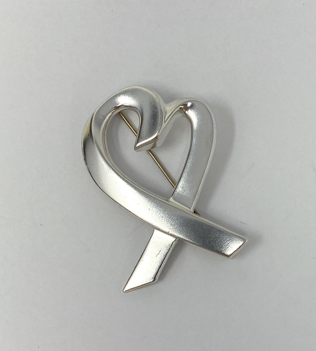 Tiffany & Co. 925 Paloma Picasso Loving Heart Brooch
