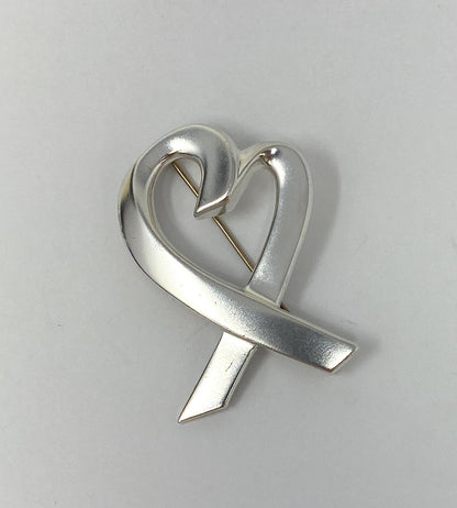 Tiffany & Co. 925 Paloma Picasso Loving Heart Brooch