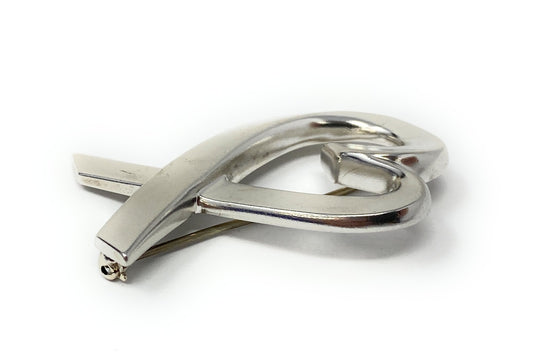 Tiffany & Co. 925 Paloma Picasso Loving Heart Brooch