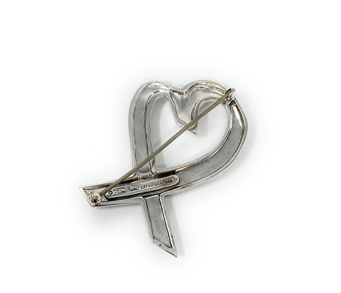 Tiffany & Co. 925 Paloma Picasso Loving Heart Brooch