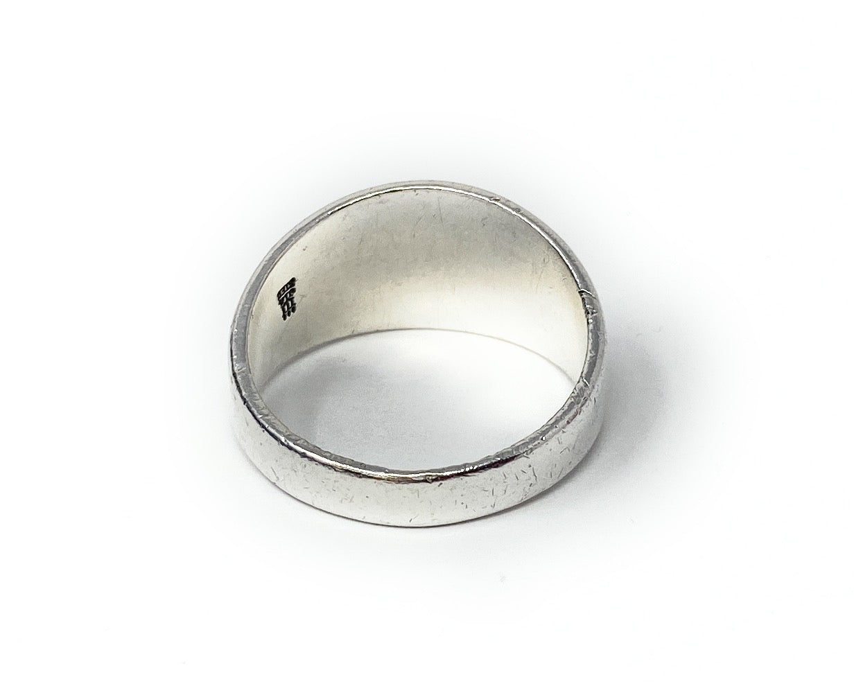 James Avery Retired 925 "Alpha & Omega" Ring Size 11.5