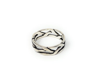 James Avery 925 Tresse Ring Size 6