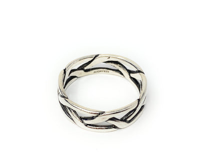 James Avery 925 Tresse Ring Size 6