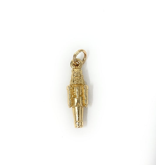 James Avery 14k Gold Retired Nutcracker Charm Pendant 4.3g