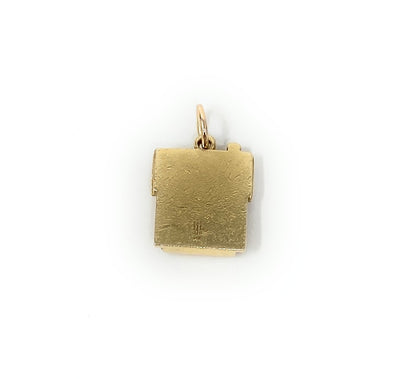 James Avery 14K Yellow Gold Home Sweet Home Pendant Charm 4.8g
