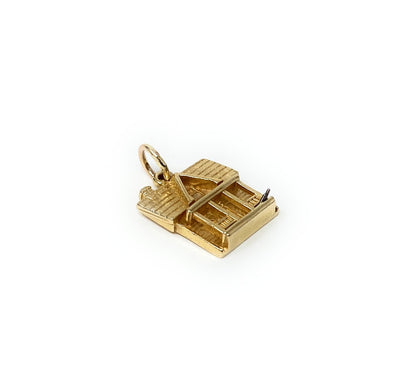 James Avery 14K Yellow Gold Home Sweet Home Pendant Charm 4.8g