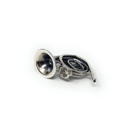 James Avery French Horn Sterling Silver 925 Charm Pendant Retired