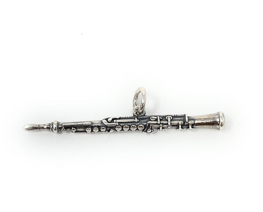 James Avery Sterling Silver Clarinet Charm Pendant Retired